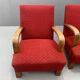 Paire de fauteuils ART DÉCO en bois courbé, années 1930