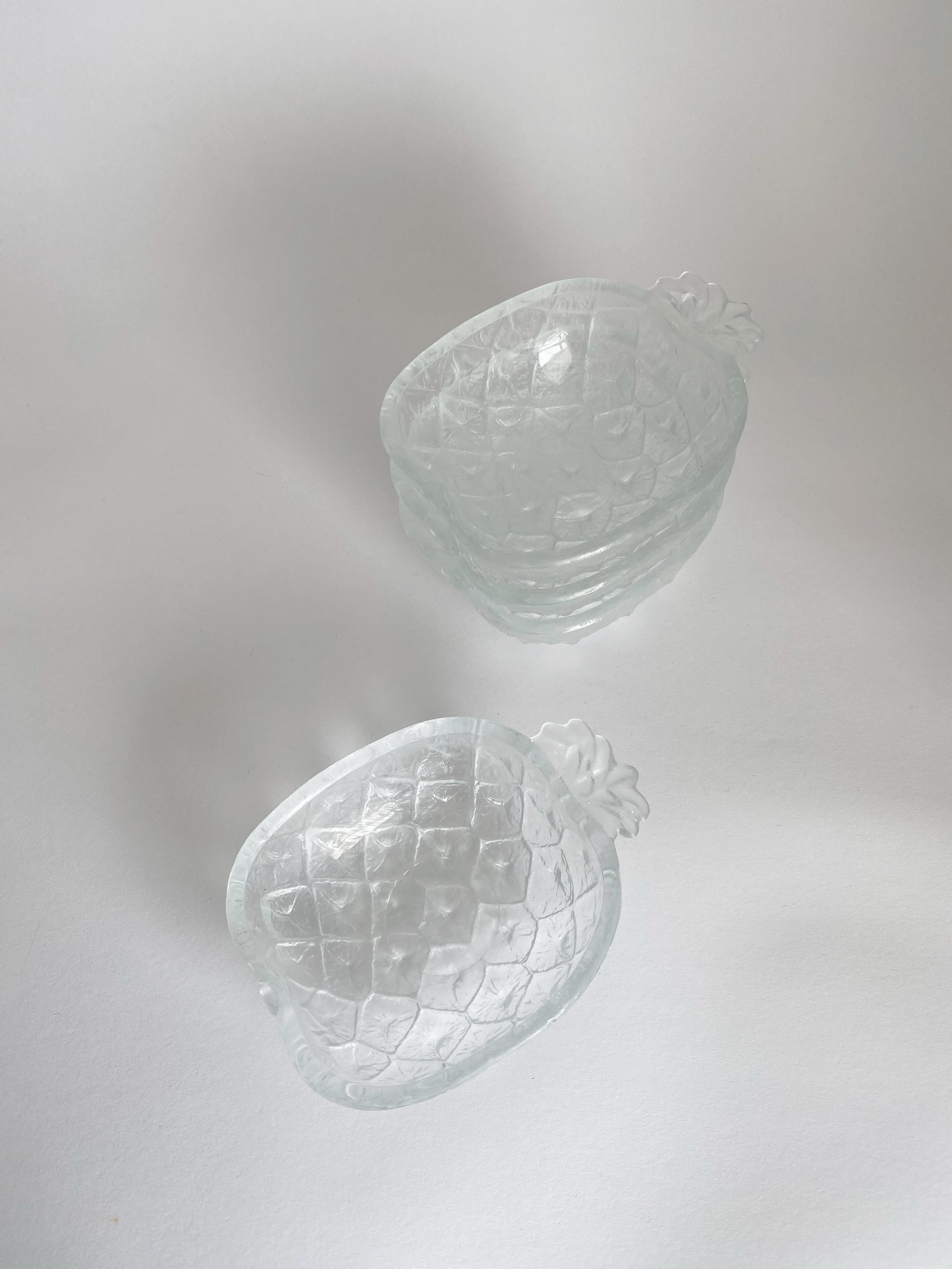 Set 4 pineapple cups