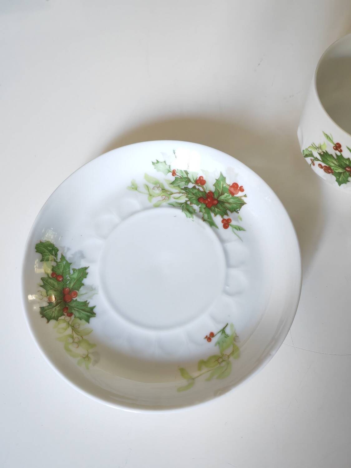 Christmas cup and saucer