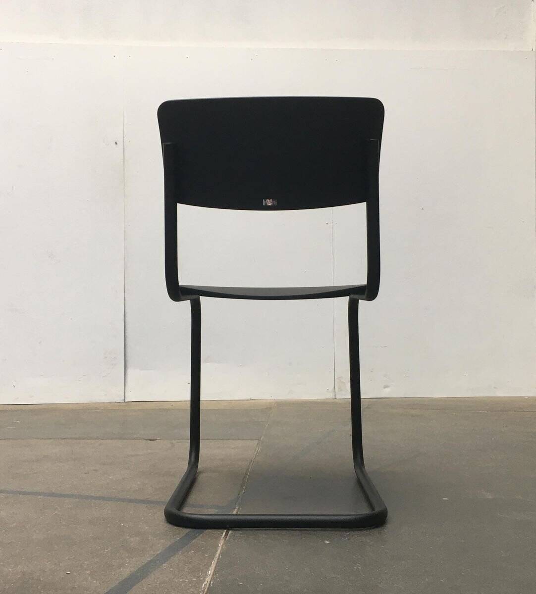 Black Vintage German Cantilever Chair S43 by Mart Stam for Thonet