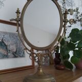 Brass psyche mirror