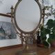Brass psyche mirror