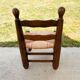 Brutalist children's chair attributed to Charles Dudouyt, 19th century.