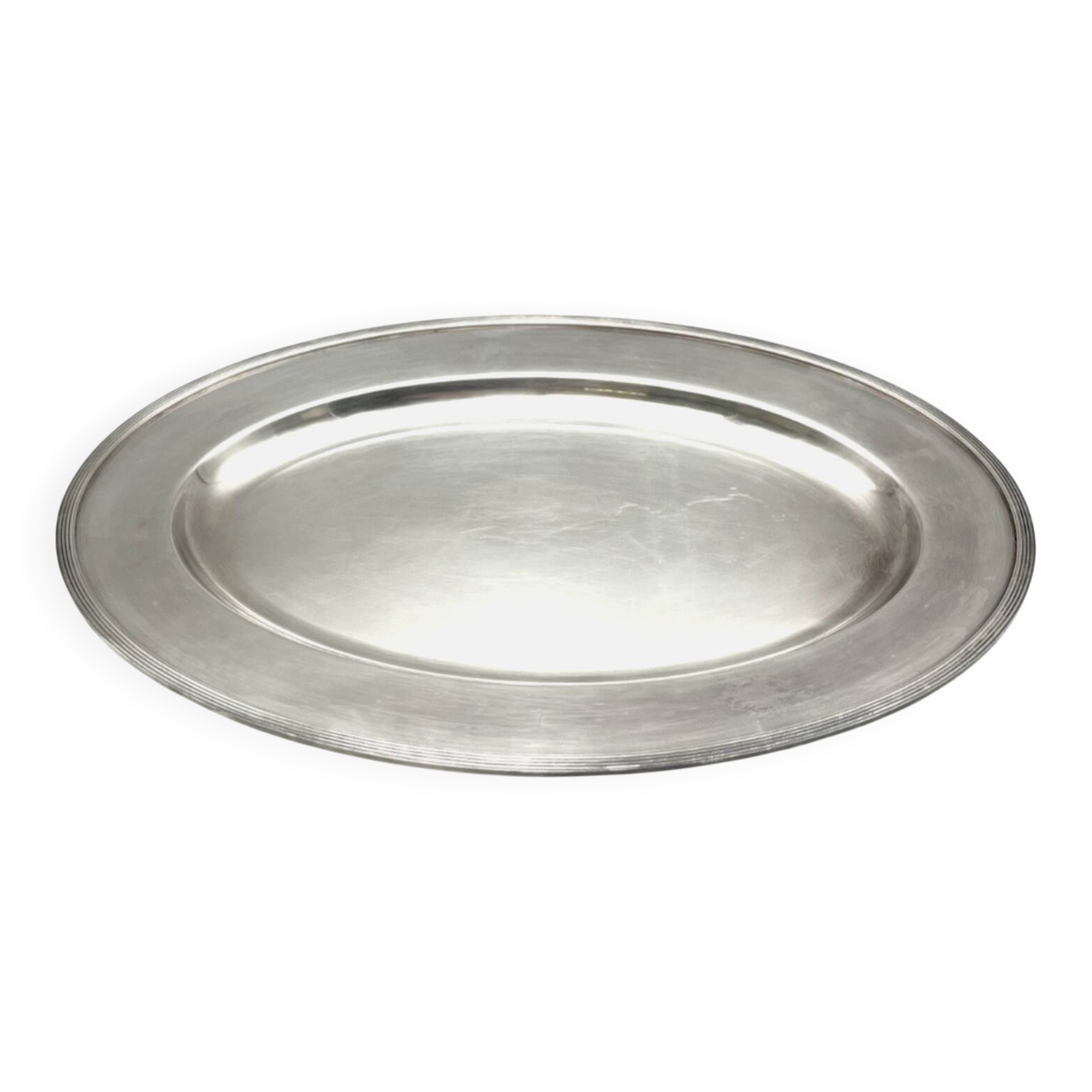 Christofle Silver Metal Oval Tray - 636014