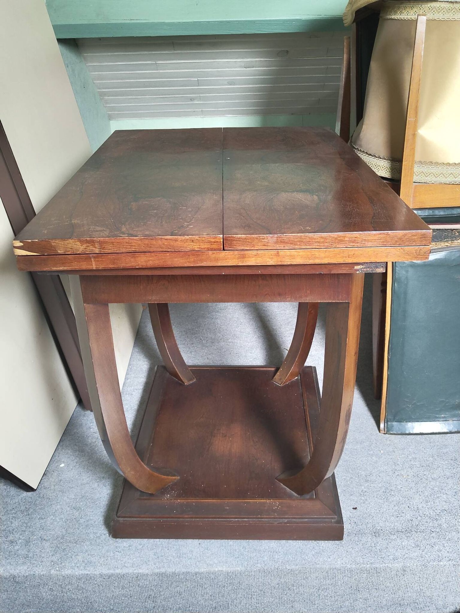 Folding side table Art Deco