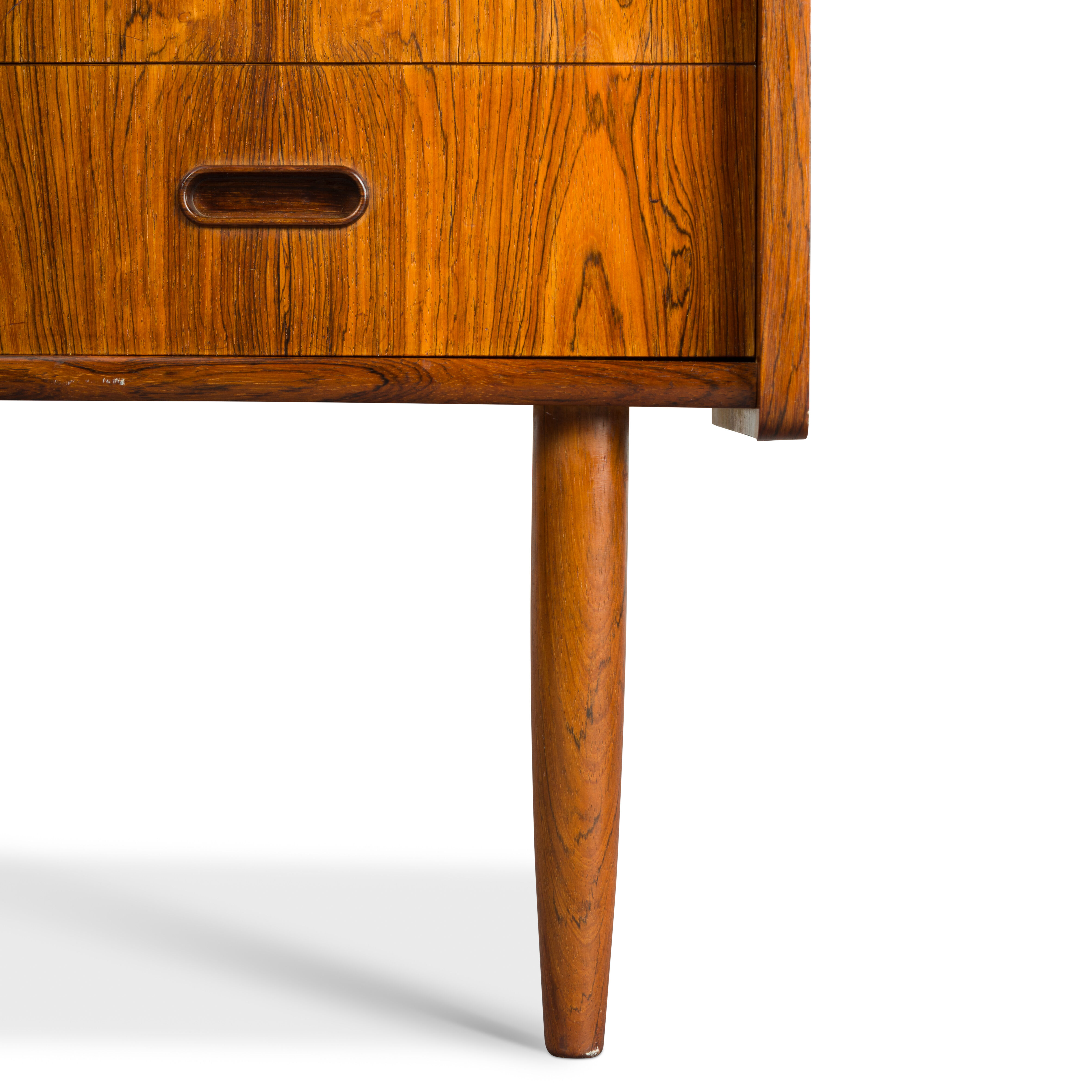 Danish midcentury rosewood secretaire, 1960s
