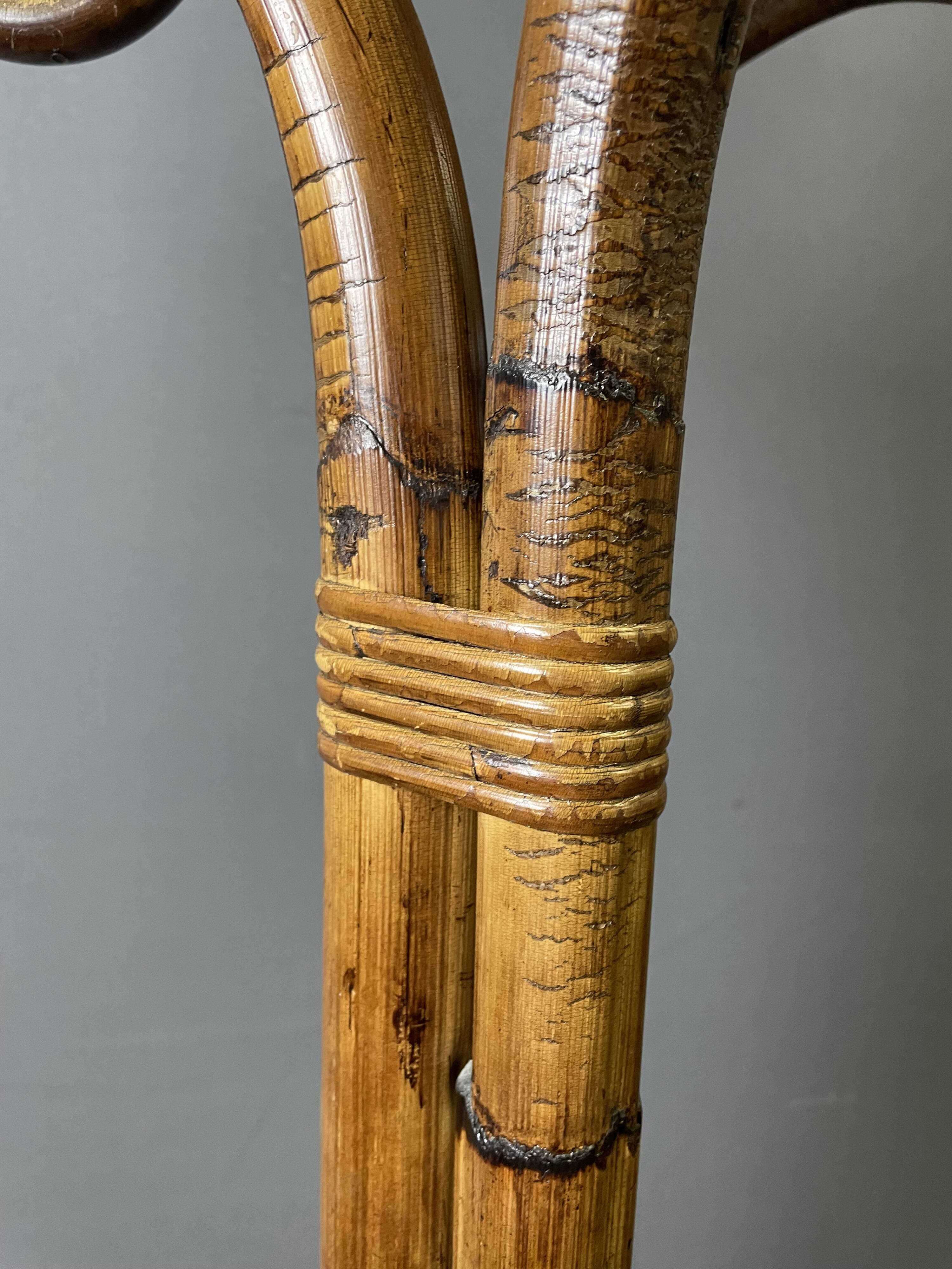 Bamboo coat rack