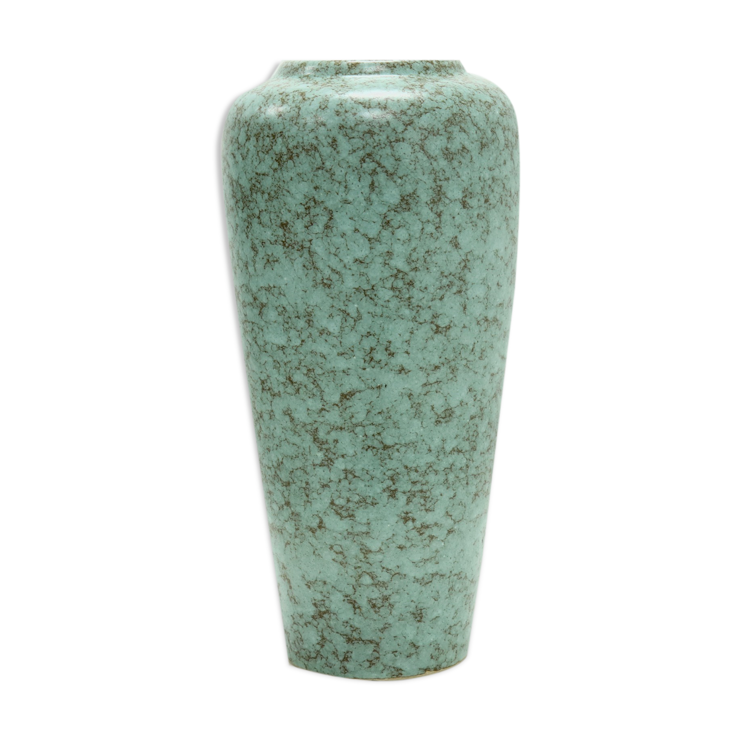 Mid century turquoise ceramic german vase 1960s
