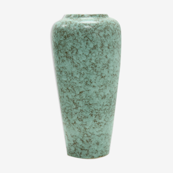 Vase allemand en céramique turquoise du milieu du siècle des années 1960