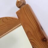 Large mirror 70s/80s solid wood