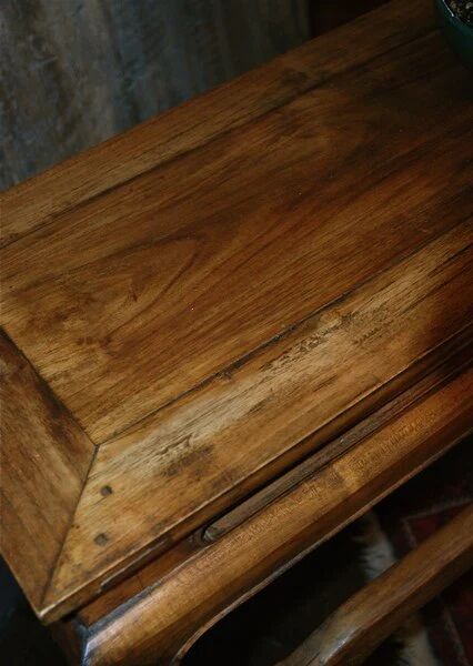 Old Chinese console with lacquer finish.