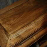 Old Chinese console varnished with stamp