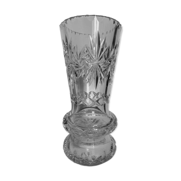 Vase cristal taillé ancien