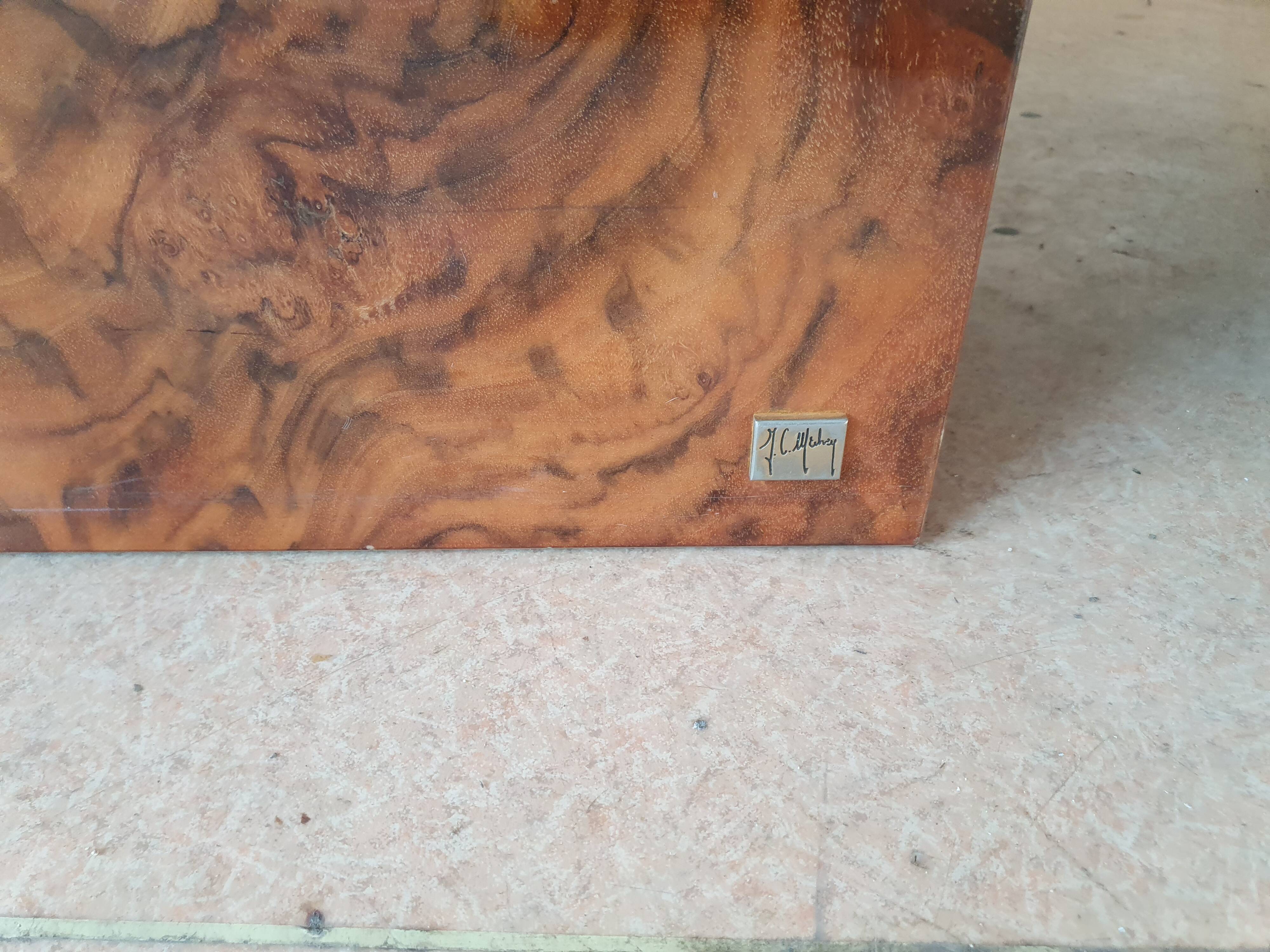 Coffee table by Jean Claude Mahey