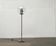 Spherical chrome and glass planetary floor lamp from the mid-century German space age by Doria Leuchten, 1960s.