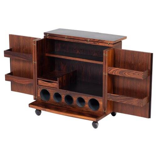 Danish Rosewood Bar Cabinet by Illum Wikkelsø, 1960s