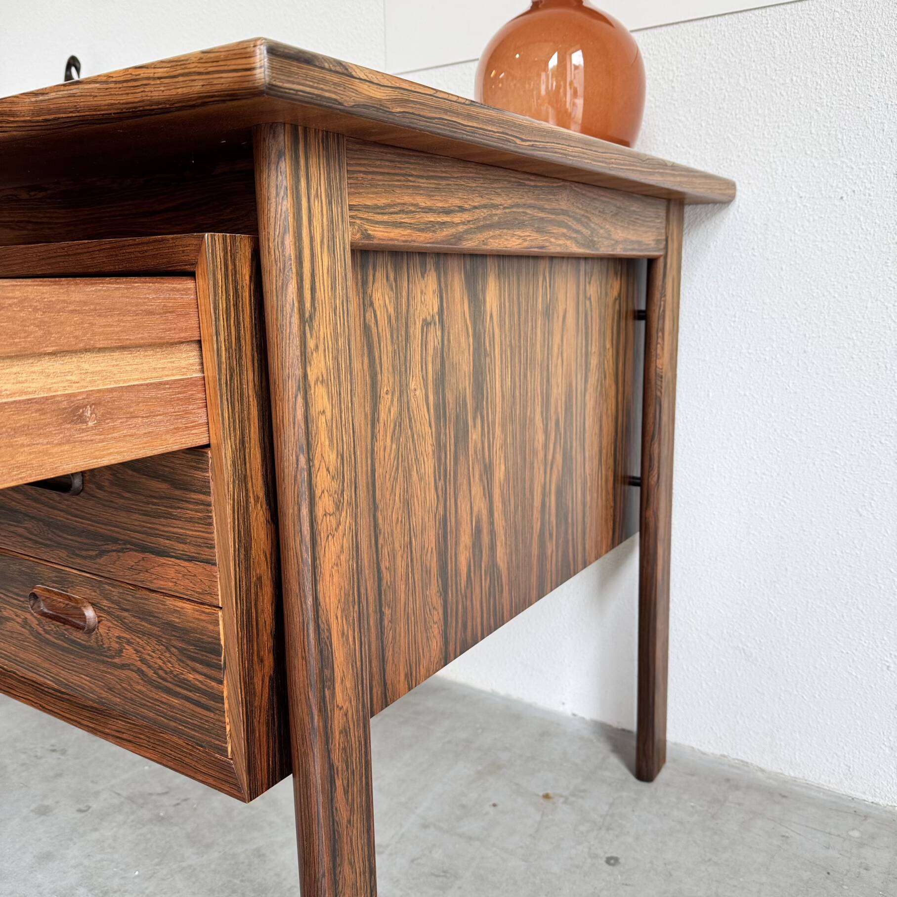 Vintage freestanding desk rosewood
