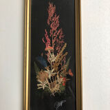 Natural flowers frame
