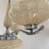 Art Deco chandelier 3 branches