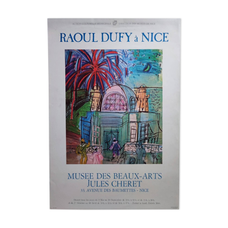 Raoul Dufy affiche exposition 1985