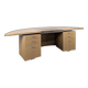 Large semicircular desk by André Putman published by Ecart International.