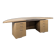 Large semicircular desk by André Putman published by Ecart International.