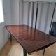rosewood veneered table from the 1960s