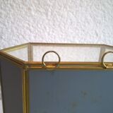 Wall brass showcase