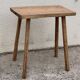 Brutalist table wood raw