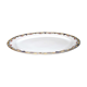 Oval dish in Limoges porcelain W.GUERIN &Cie decorated with floral garlands