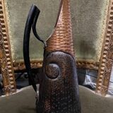 Copper & wood pitcher