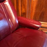 Scandinavian reclining relax armchair in Anderssons leather