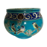 Cache pot en faïence de Longwy