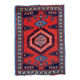 Tapis Hamadan vintage fait main en laine – 109 x 147 cm - 1C1039