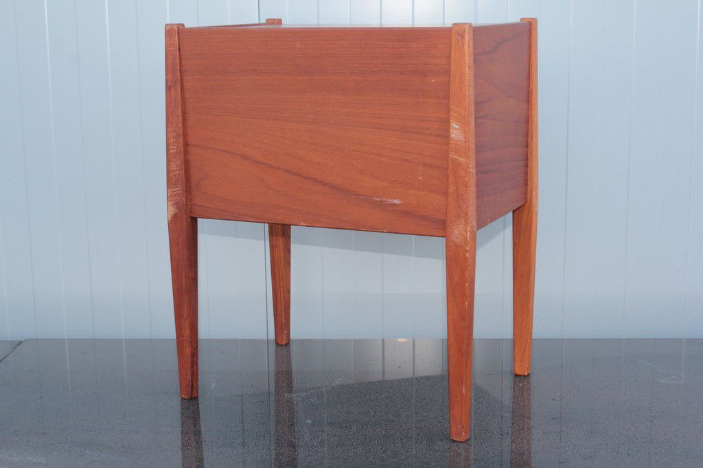 Danish design teak bedside table Poul Hundevad