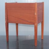 Danish design teak bedside table Poul Hundevad