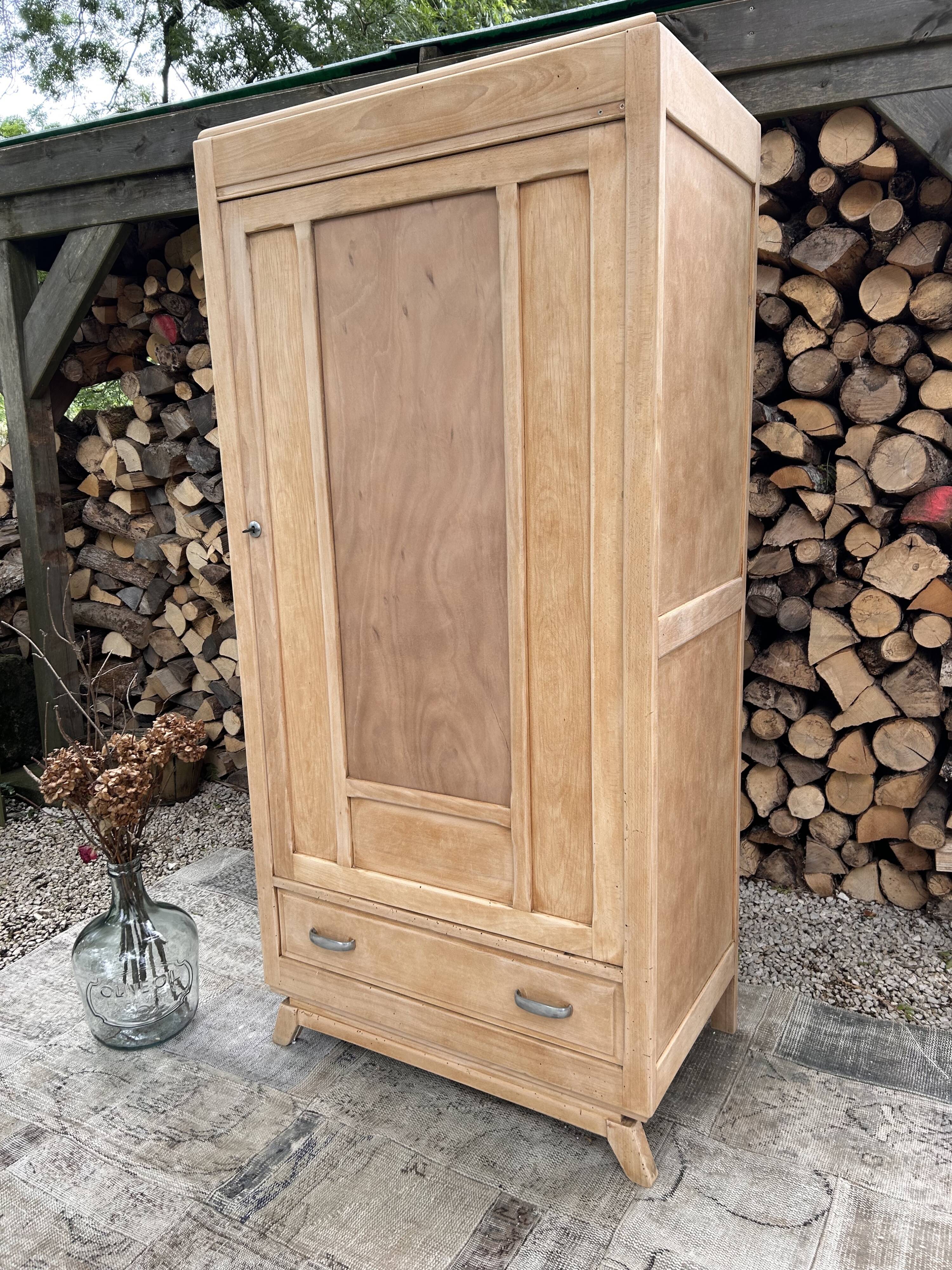 Renovated wooden wardrobe