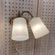 Grande applique double "design 1950".
