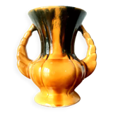 Vase with double ceramic handles 1960