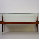 1960s teak coffee table designed by Jos De Mey