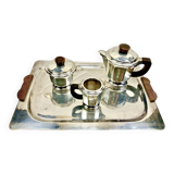 Ercuis silver-plated tea service Art Deco