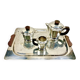 Ercuis silver-plated tea service Art Deco