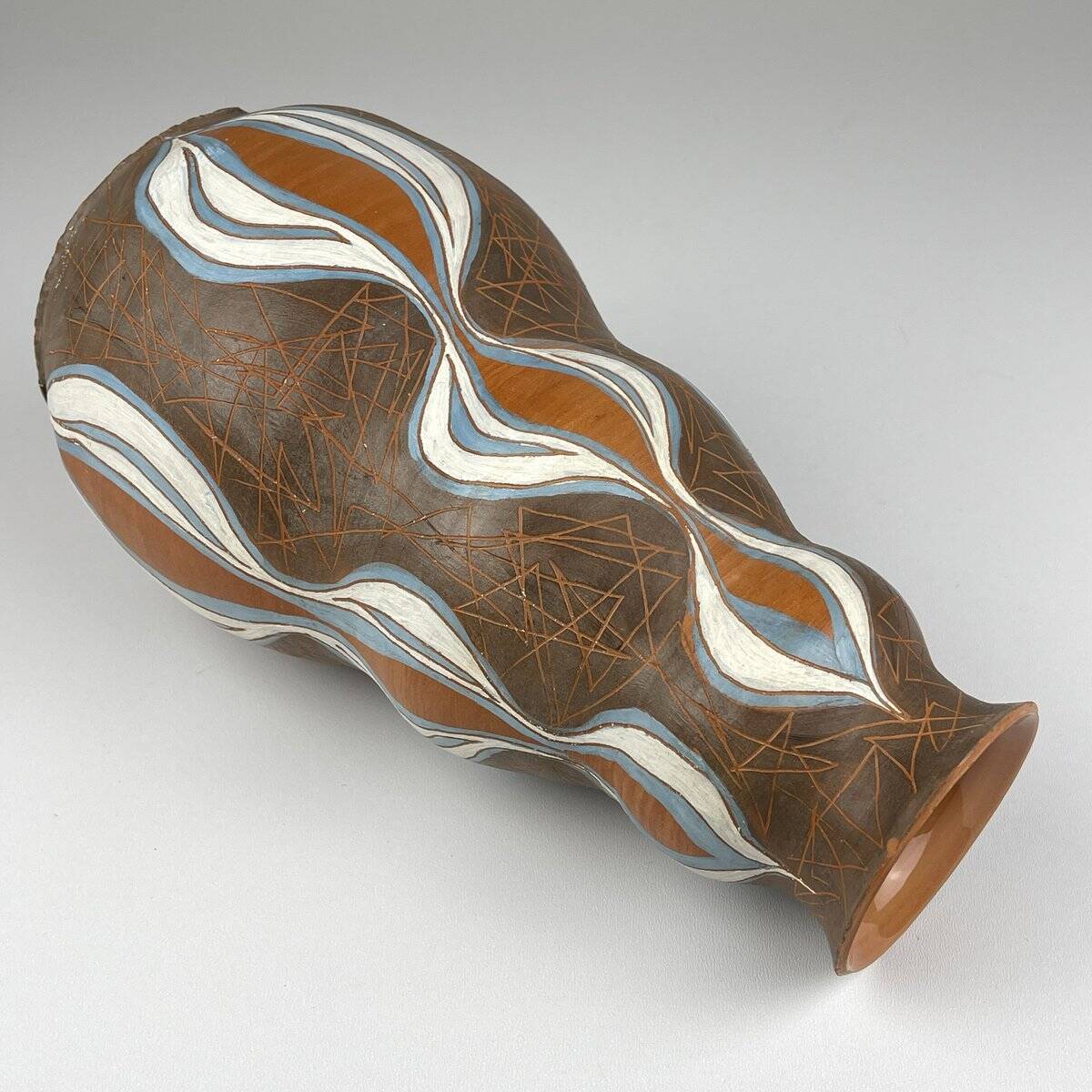 Vintage ceramic vase, Italy, 1974