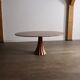 Oval onyx marble dining table by Angelo Mangiarotti, Italy, 1970s