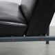 Vintage black bauhaus lounge armchair, 70s