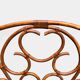 Vintage 1970s bamboo rattan headboard L166