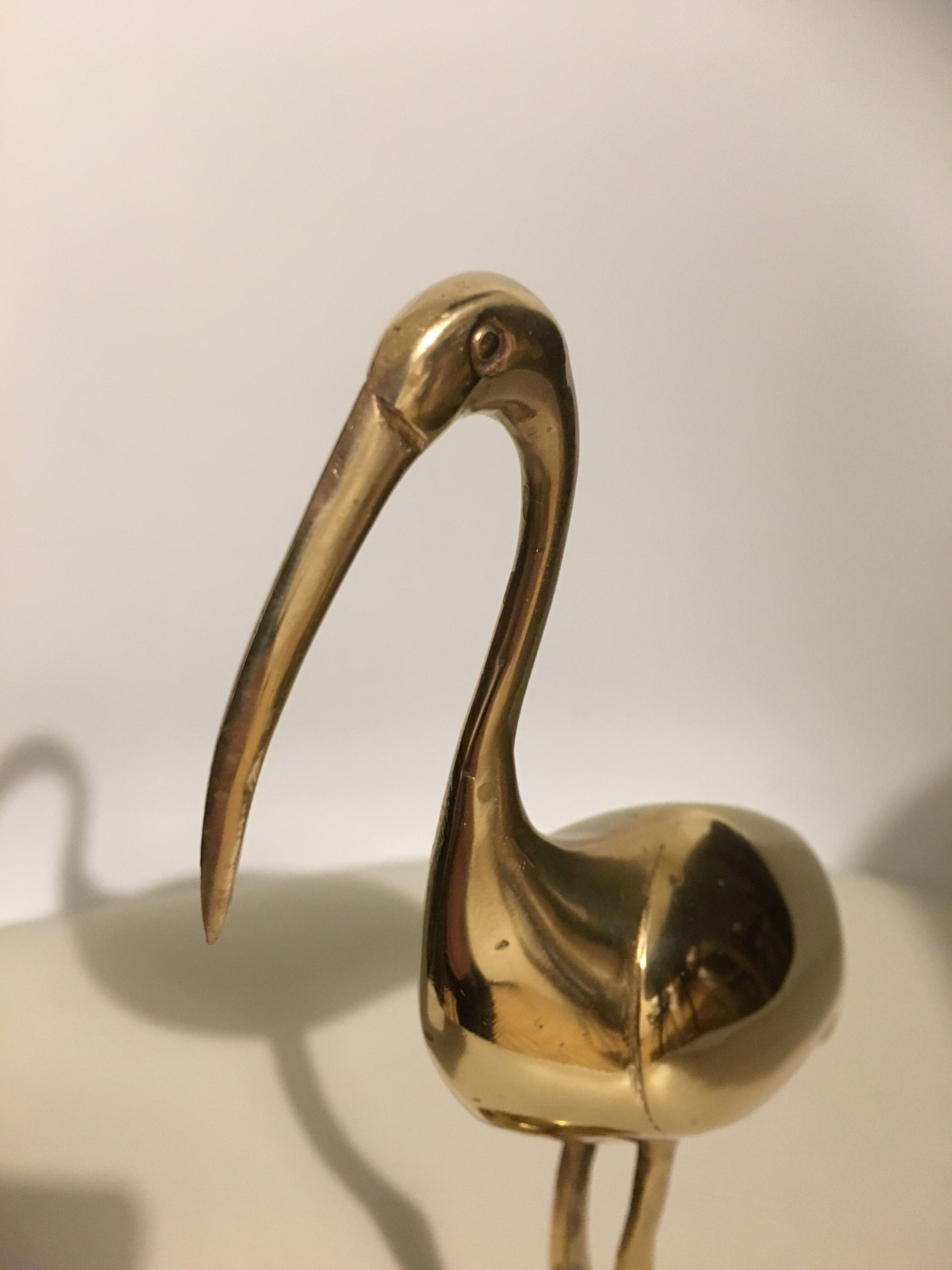 Golden brass Flamingo