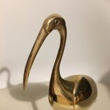 Golden brass Flamingo