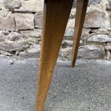 Vintage Art Deco design 50s gueridon coffee table Scandinavian tripod base
