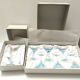 Light Blue Murano Glass Cocktail Set of 6 Glasses and a Pitcher by La Murrina